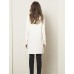 Women's Casual/Daily Simple Spring / Fall ShirtSolid Shirt Collar Long Sleeve White Cotton / Linen Medium