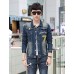 Autumn/man/long/denim/jacket/coat/new/fashionSLS-NZ-JK31801