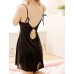 Women's Polyester/Lace Robes/Ultra Sexy/Suits Backless Nightwear/Lingerie