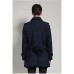 Men's Solid Casual / Work Trench coat,Polyester Long Sleeve-Black / Blue / Yellow