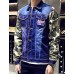 Men's Lapel Print Casual Denim Jacket