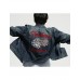 Men's Long Sleeve Casual Jacket,Cotton Print Blue