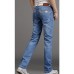 Men's Solid Casual Jeans,Cotton Blue