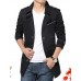 Men's new winter men jackets windbreaker pure color coat blazer HXTX-5793